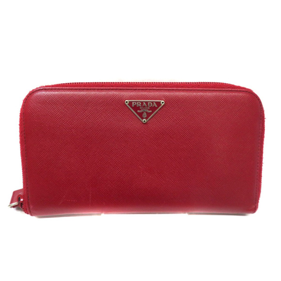 Prada red Wallet leather long - Picture 1 of 6